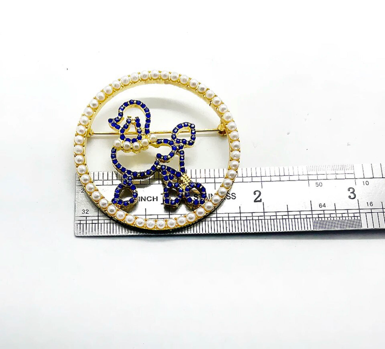 Poodle Pin