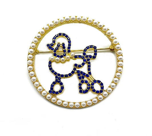 Poodle Pin