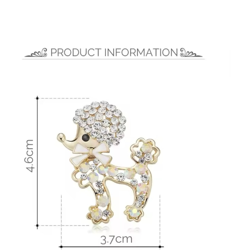 Baby Poodle Pin