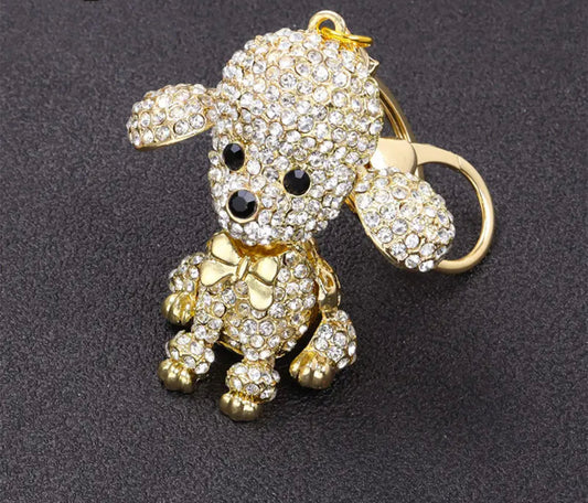 Poodle Purse Charm