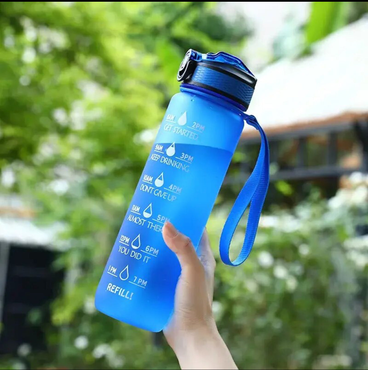 32oz Motivational Water Bottle