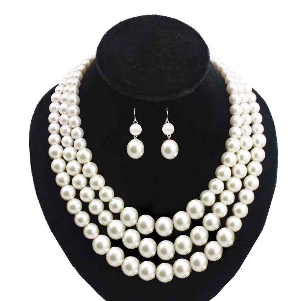 Multi Layer Pearl Set