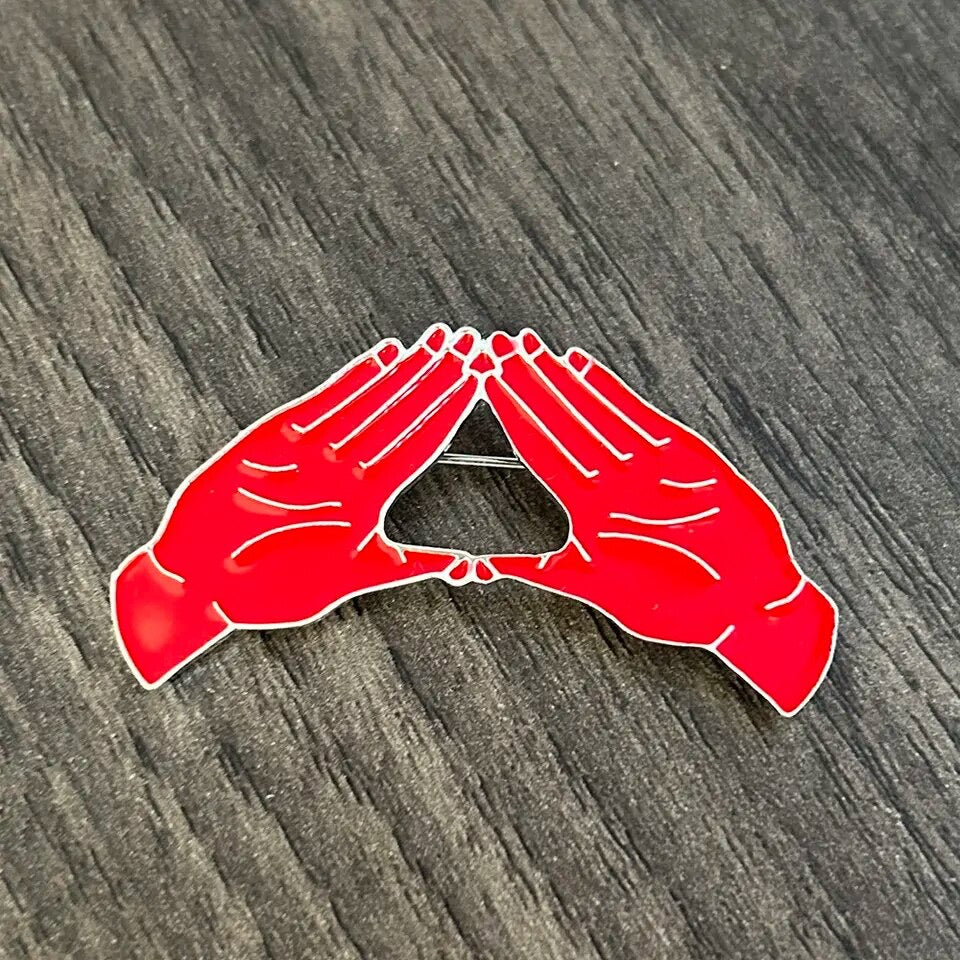 Red Palm Pin