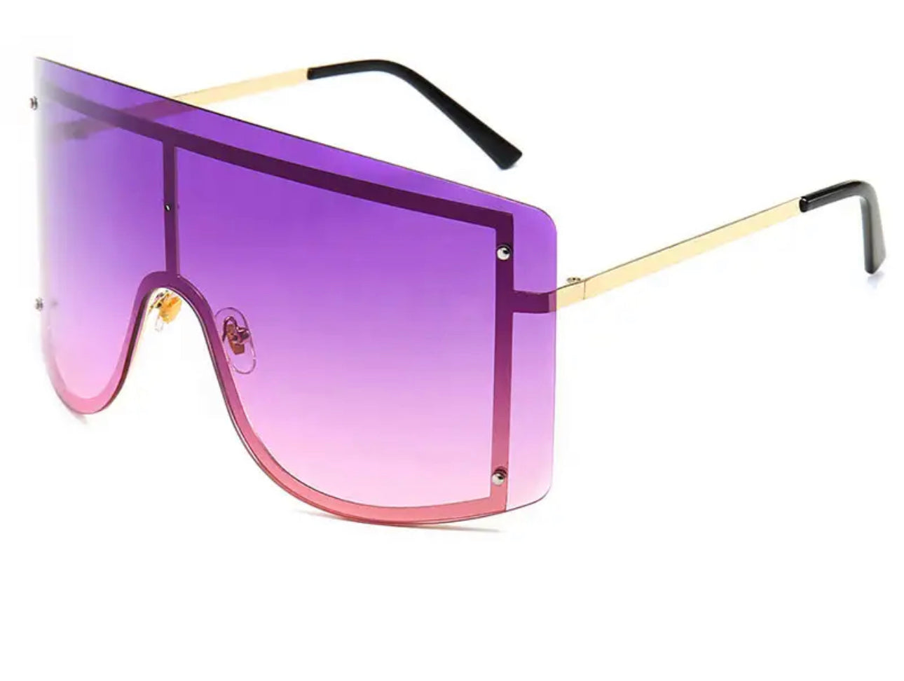 Oversized Gradient Color Sunglasses